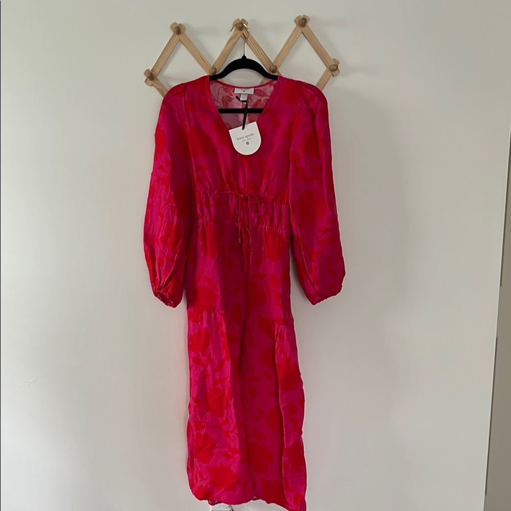 Rose Linen Long Sleeve Maxi Dress from kate spade new york x Target - Picture 2 of 7